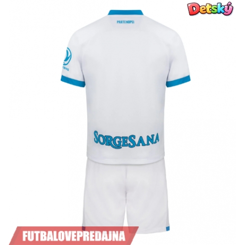 Lacne Dětský Futbalové dres SSC Napoli 2026-27 Krátky Rukáv - Preč (+ trenírky)
